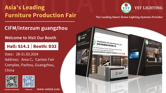 Visit VST Lighting at CIFM/interzum Guangzhou,  Lighting Fair in Guangzhou 2024