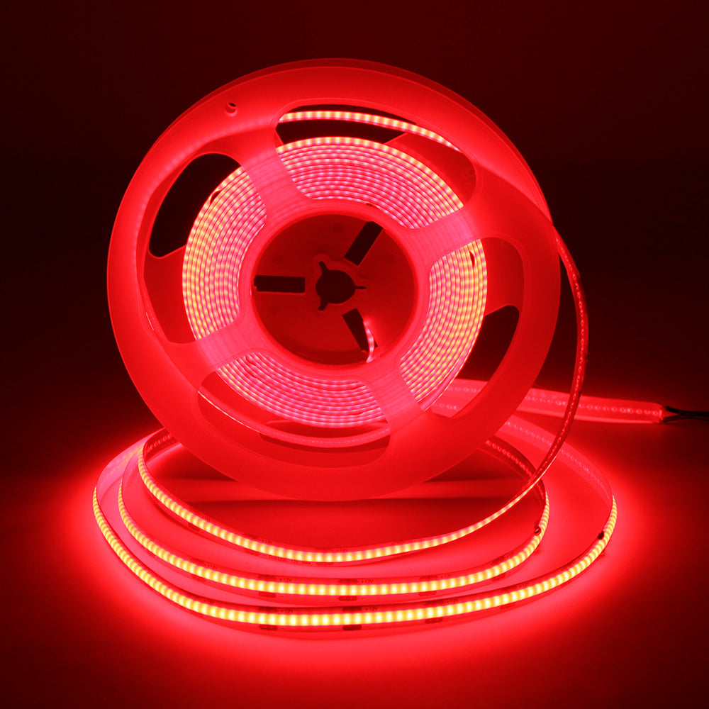 Luces LED COB FB03 de 24 V, tira de luces LED sin puntos de 5 mm, RoHS, ETL, CE, Reach, UL para decoración de gabinetes, 3000 K/4000 K/5000 K/6500 K