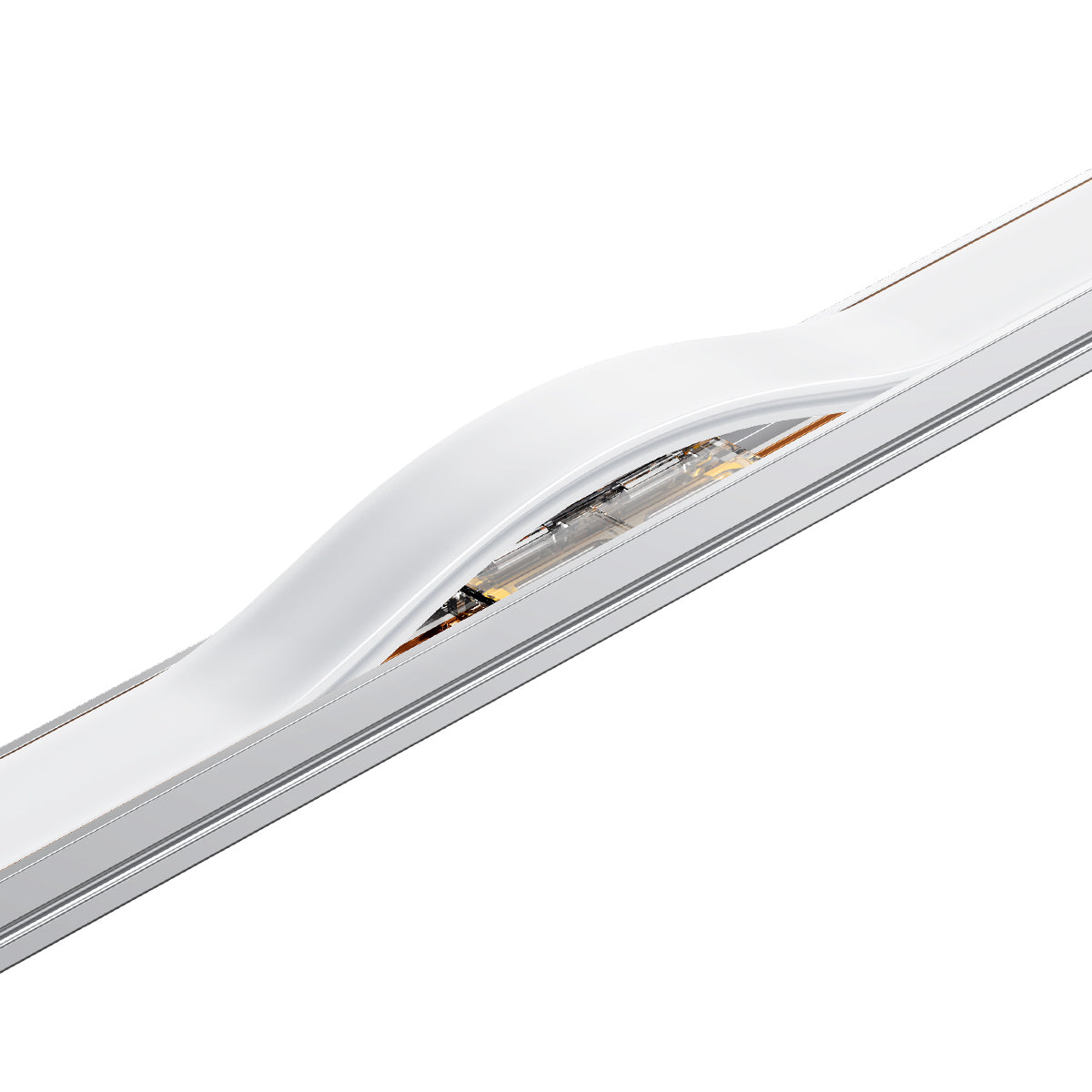 APE1 柔性 LED 铝型材 U 形 LED 线性灯具,带硅胶盖,适用于木工项目