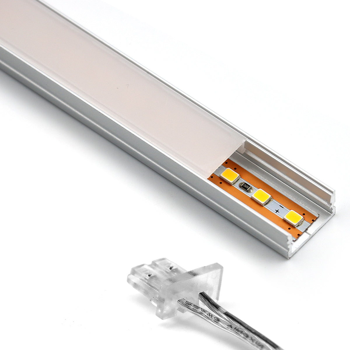APE1 柔性 LED 铝型材 U 形 LED 线性灯具,带硅胶盖,适用于木工项目