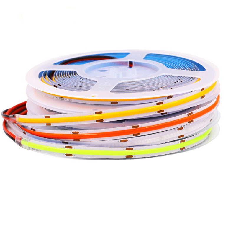 Luces LED COB FB03 de 24 V, tira de luces LED sin puntos de 5 mm, RoHS, ETL, CE, Reach, UL para decoración de gabinetes, 3000 K/4000 K/5000 K/6500 K
