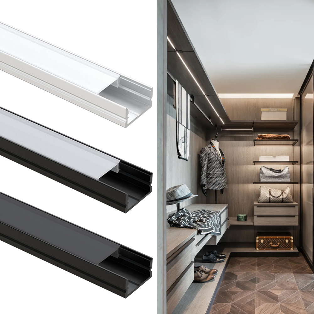 Send an inquiry for LED Tape Aluminum Channel AL6063 LED Light Strip Profile with Milky or Frosted Cover for Furniture Decoration (15*8mm) to a high-quality LED Tape Aluminum Channel Lights supplier. Wholesale LED Light Strip Profile directly from China LED Tape Aluminum Channel manufacturers and exporters. Get a factory sale price list and become a distributor/agent-vstled.com