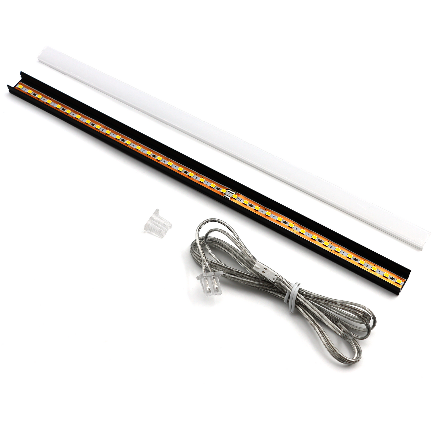 APE1 柔性 LED 铝型材 U 形 LED 线性灯具,带硅胶盖,适用于木工项目