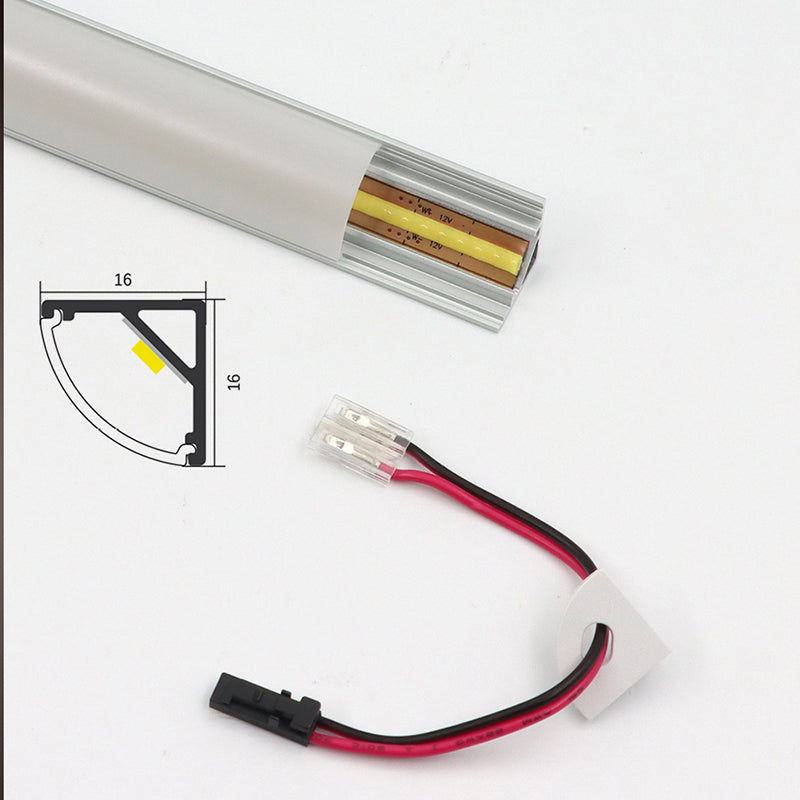 APC7 V 型 LED 铝型材高品质 LED 灯带通道,适用于货架、展示柜、书架
