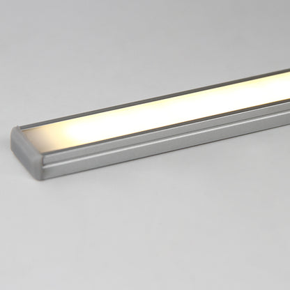 AP52 Custom Aluminum Extrusions Profiles AL6063 U Shape LED Diffuser Channel with End Cap for Strip Tape Light 15.2*6mm