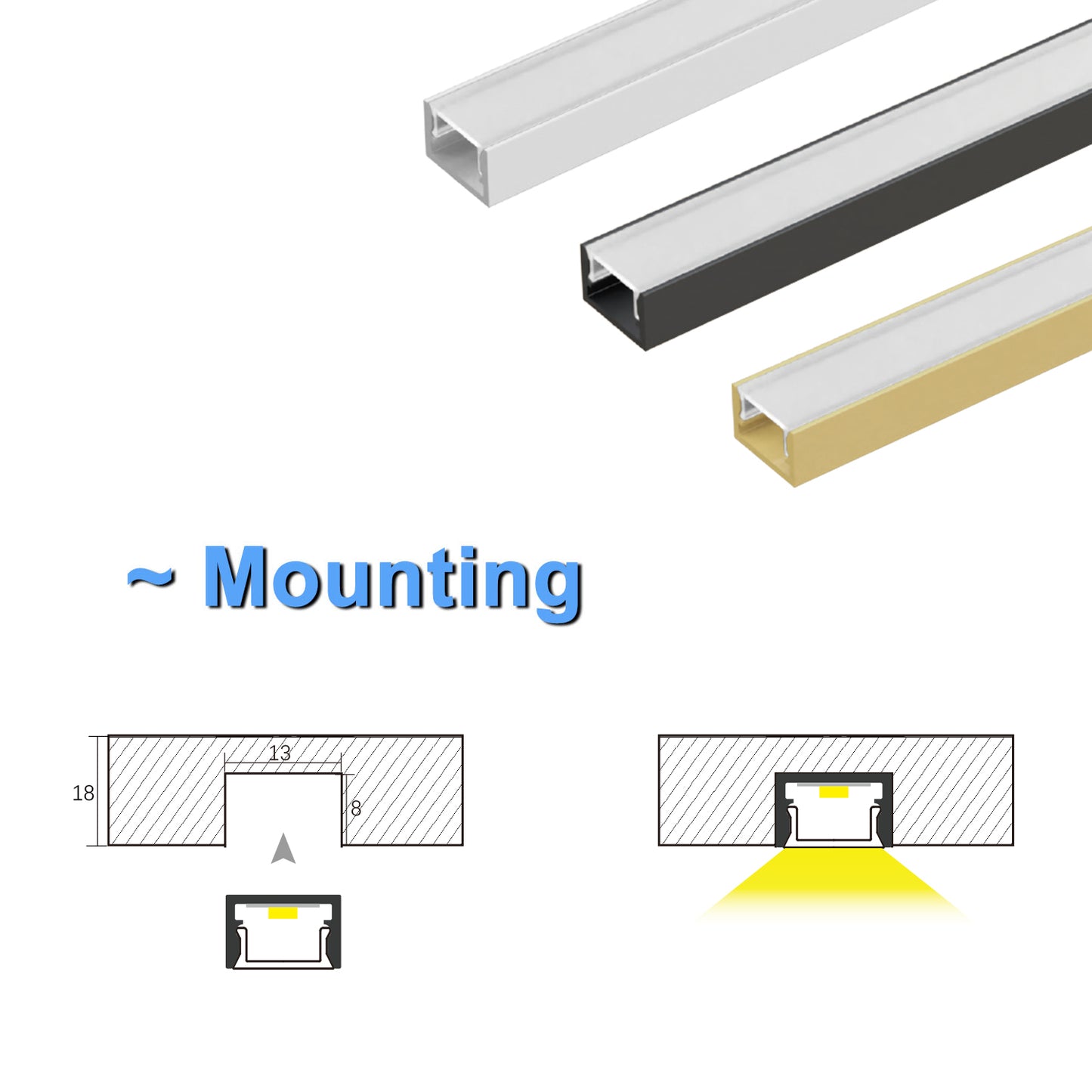Send an inquiry for LED Diffuser Channel High Quality AL6063 LED Light Strip Profile for Mood Lighting to high quality LED Light Strip Profile supplier. Wholesale LED Diffuser Channel directly from China LED Light Strip Profile manufacturers/exporters. Get a factory sale price list and become a distributor/agent-vstled.com