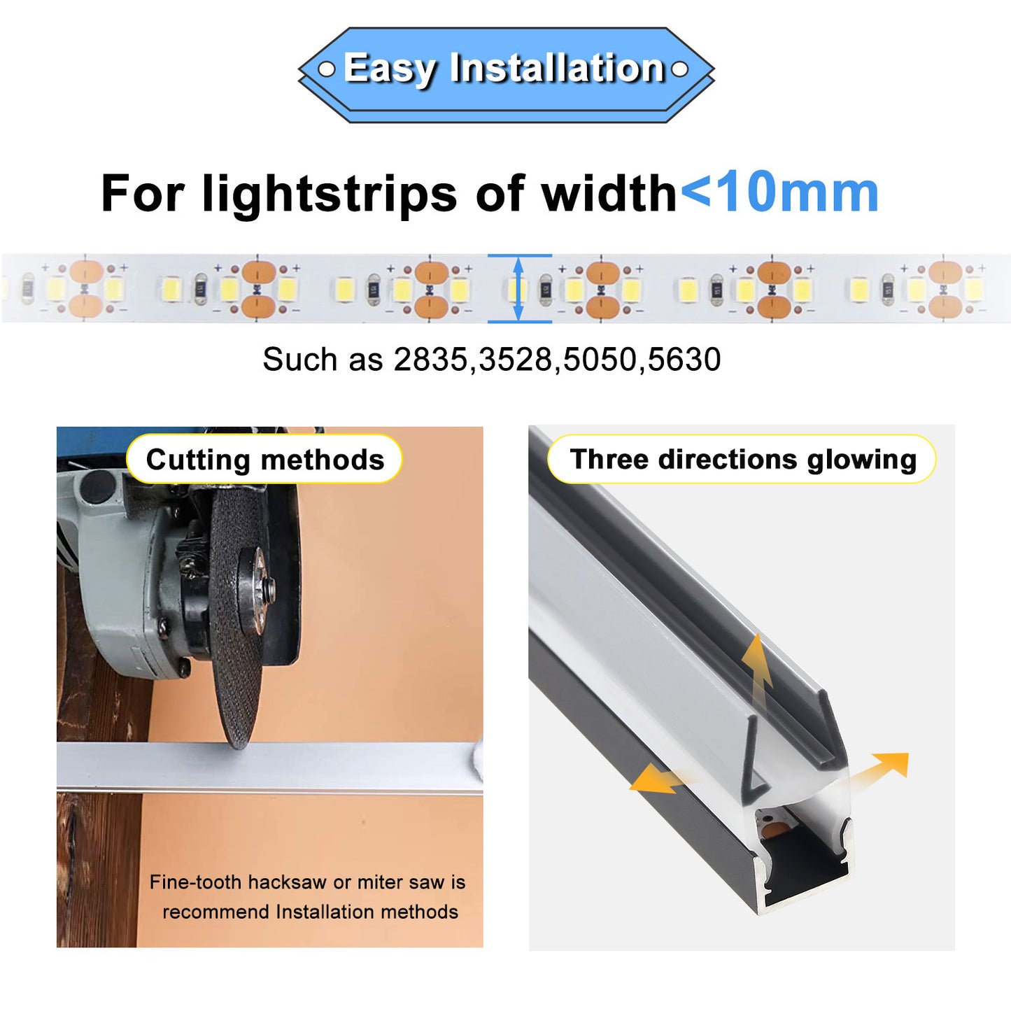 Send an inquiry for LED Tape Aluminum Channel Indoor Decorative Light Strip Profile AL6063 for Glass or Acrylic Plate to high quality LED Tape Aluminum Channel supplier. Wholesale Light Strip Profile directly from China LED Tape Aluminum Channel manufacturers/exporters. Get a factory sale price list and become a distributor/agent-vstled.com