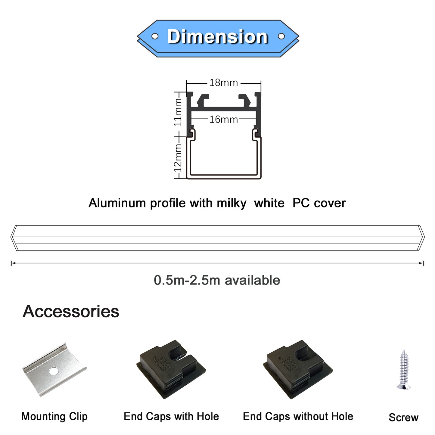 Send an inquiry for Customized LED Light Strip Profile AL6063 U Shaped Aluminum Channel with End Cap and Clips to high quality U Shaped Aluminum Channel supplier. Wholesale LED Light Strip Profile directly from China U Shaped Aluminum Channel manufacturers/exporters. Get a factory sale price list and become a distributor/agent-vstled.com