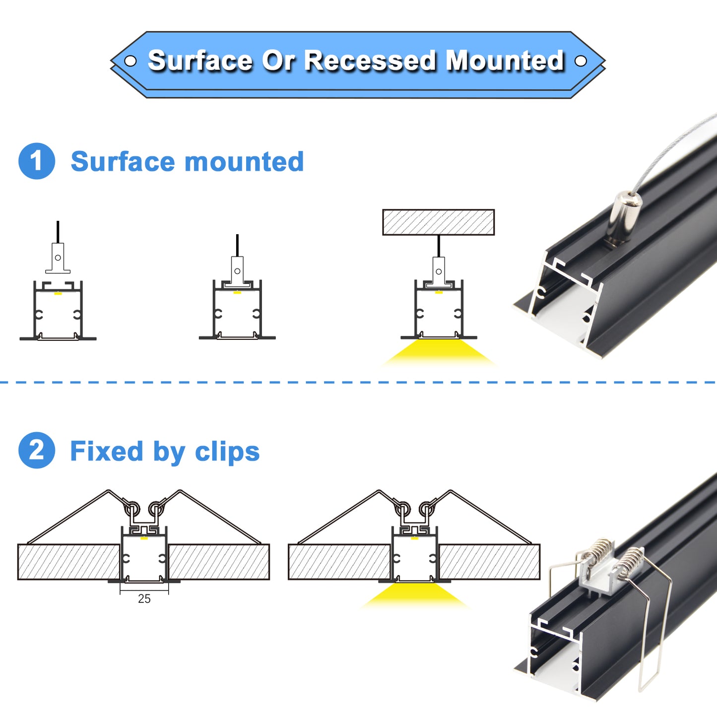 Send an inquiry for Alloy Linear Suspension Lighting AL6063 LED Strip Mounting Channel to high quality Linear Suspension Lighting supplier. Wholesale LED Strip Mounting Channel directly from China Linear Suspension Lighting manufacturers/exporters. Get a factory sale price list and become a distributor/agent-vstled.com