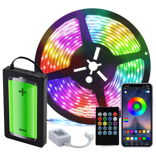 Send an inquiry for RGB LED Strip Lights with Rechargeable Power Bank Waterproof LED Tape Light, Music Sync Color Changing Strip Lights 13.2ft supplier. Wholesale RGB LED Strip Lights directly from China Waterproof LED Tape Light manufacturers/exporters. Get factory sale price list and become a distributor/agent-vstled.com