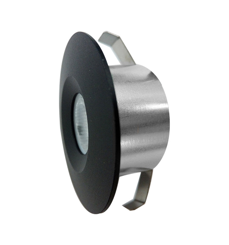 CB15 12V Small Puck Lights Cabinet 1.5W Recessed Undercupboard Lights with High CRI for Pantry,Workbench 3000K