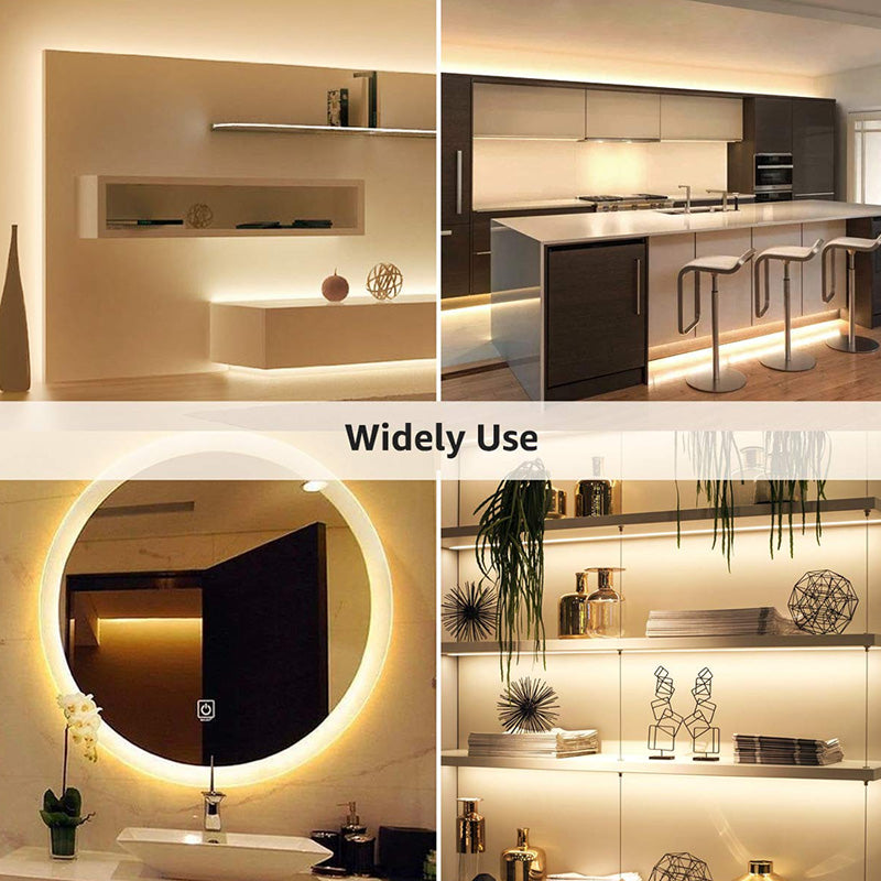 CV86 12V IP67 Waterproof Silicon LED Strip Light with Plugin Connector for Kitchen Cabinet