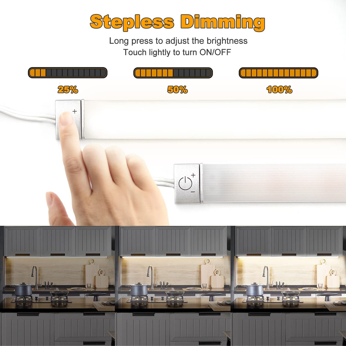 Send an inquiry for Dimmable Under Cabinet Lighting Kit | Hand Wave Activated | Plug-in | Wired 12-inch Ultra-Thin LED Lights to a high-quality Under Cabinet Lighting Kit supplier. Wholesale LED Lights directly from China Under Cabinet Lighting Kit manufacturers and exporters. Get a factory sale price list and become a distributor/agent-vstled.com