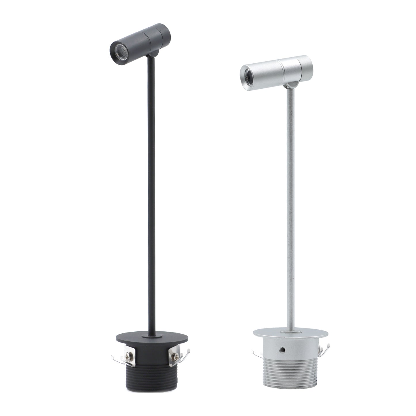 JS17 12V 珠宝展示柜射灯 1W 可旋转 LED 聚光灯 适用于室内展示柜