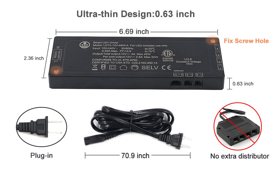 Send Inquiry for Ultra-Thin LED Strip Transformer 45W Constant Current LED Power Supply with CCC to high-quality LED Strip Transformer supplier. Wholesale LED Power Supply directly from China Under Cabinet Light Transformer manufacturers/exporters. Get a factory sale price list and become a distributor/agent | VSTLED.COM