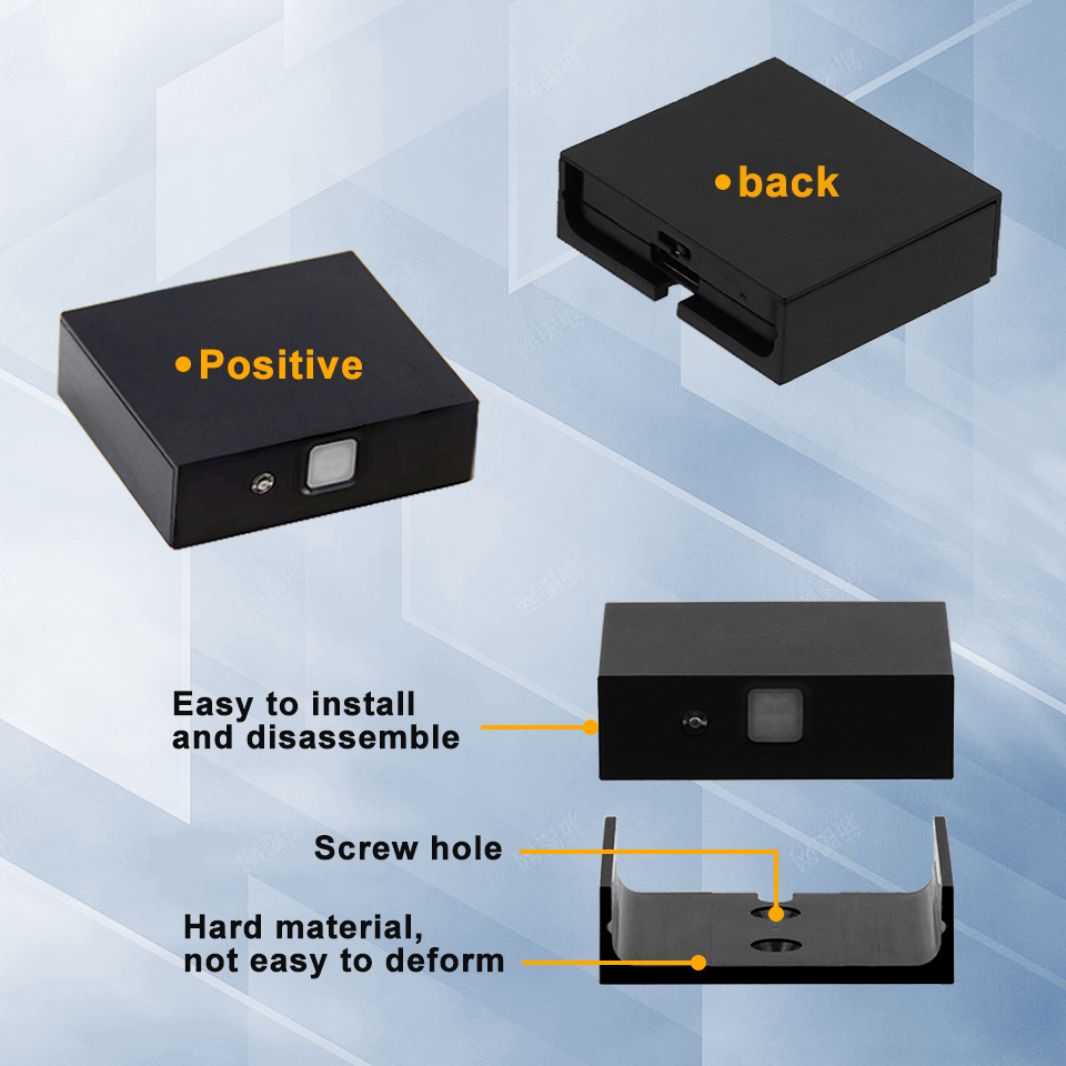 Interruptor de luz con Sensor de movimiento inteligente PR01 de 12V, interruptor empotrado para puerta de gabinete con fácil instalación para luz de gabinete