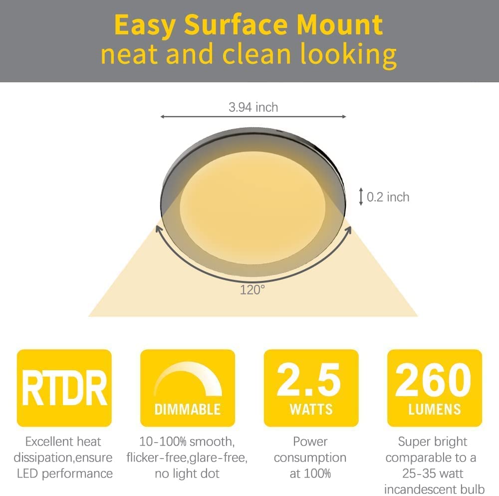 Send inquiry for 12V Btight LED Panel Light 3W Surface Mount Puck Lights with Homogeneous Light for Bathroom,Kitchen,Indoor to high quality LED Panel Light supplier. Wholesale Surface Mount Puck Lights directly from China LED Panel Light manufacturers/exporters. Get a factory sale price list and become a distributor/agent-vstled.com