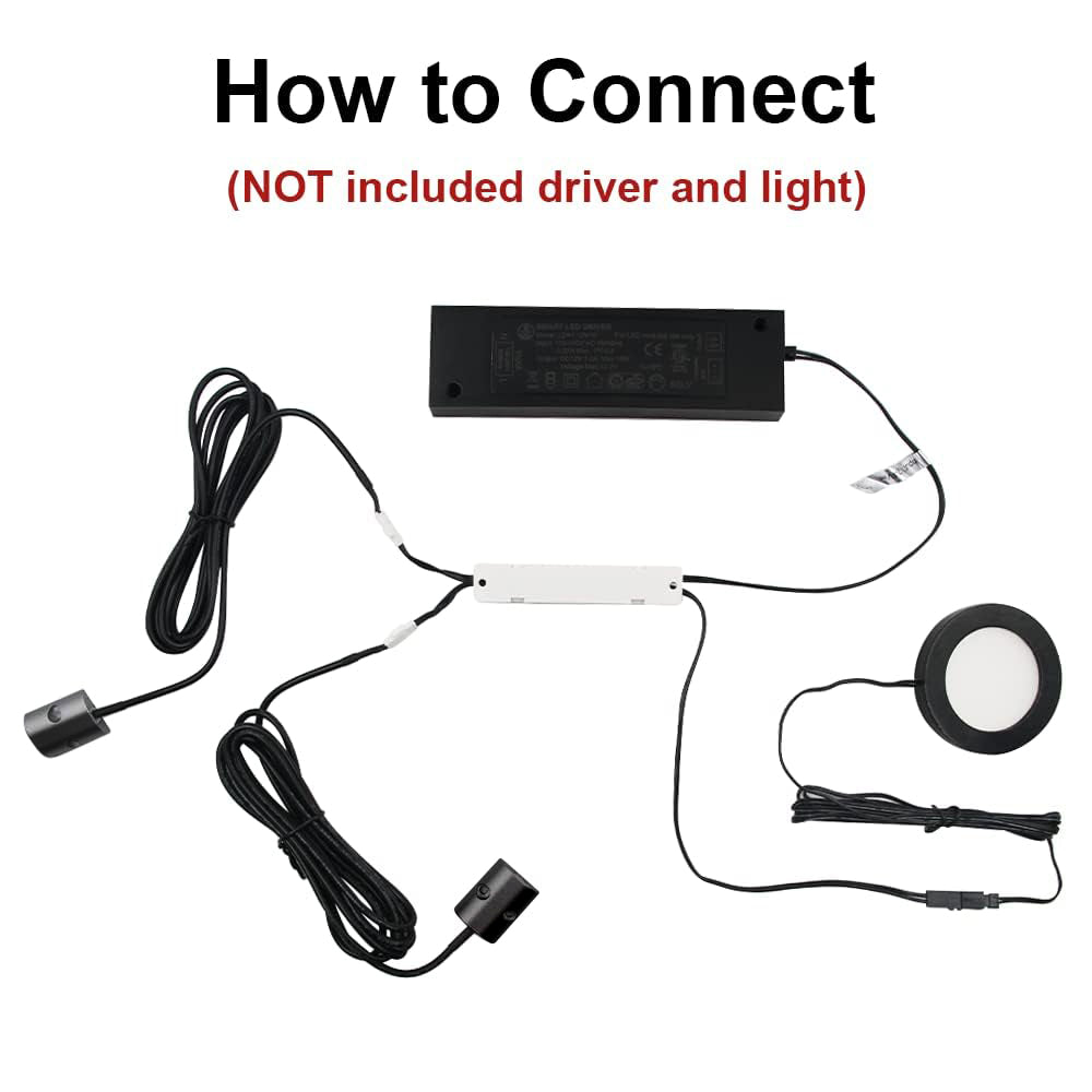 Interruptor de luz con sensor de movimiento ID02 de 12/24 V, montaje en superficie, interruptor de luz con sensor IR, interruptor de luz activado por puerta para luces de armario, luces LED e iluminación debajo de gabinetes.