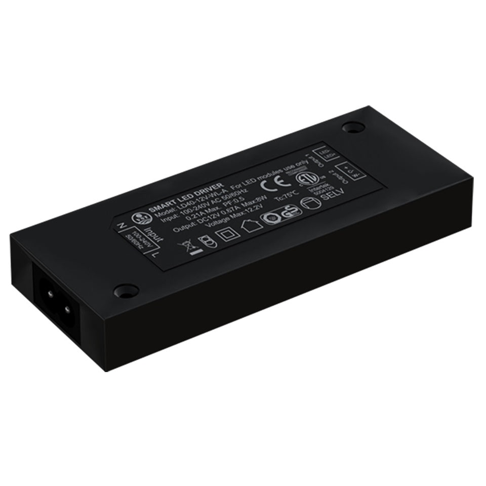 LD68 12V 3 针端口 LED 灯驱动器 22W 橱柜灯变压器 带 CE/ETL/CCC 适用于厨房灯 120*60*16mm