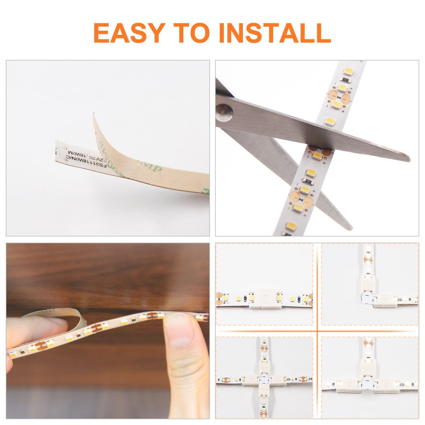 FS31 12V Custom LED Strip Lights 10mm High Quality LED Ribbon Lights with CE, ETL for Home Party Decoration 4000K