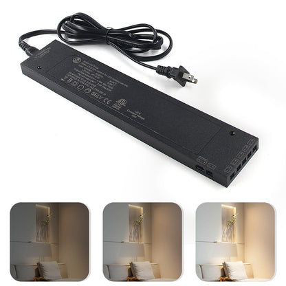 LD68 12V Black LED Light Driver 24W LED Strip Power Supply with CCC/ETL for House, Hotel, Store 120*60*16mm