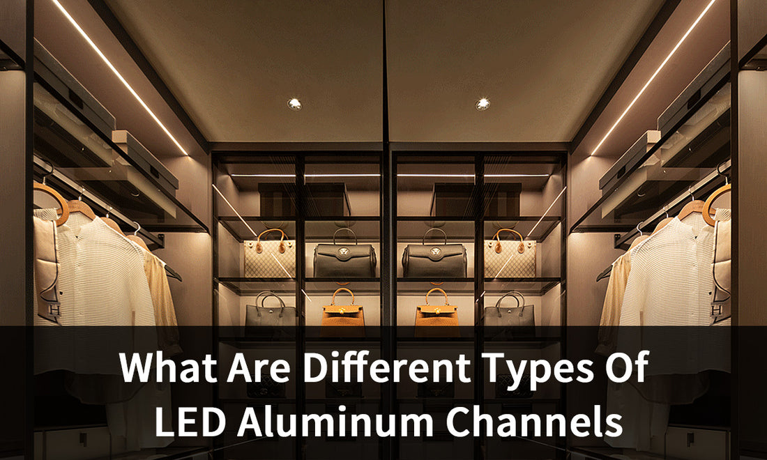 What Are Different Types Of LED Aluminum Channels – VSTLED.COM
