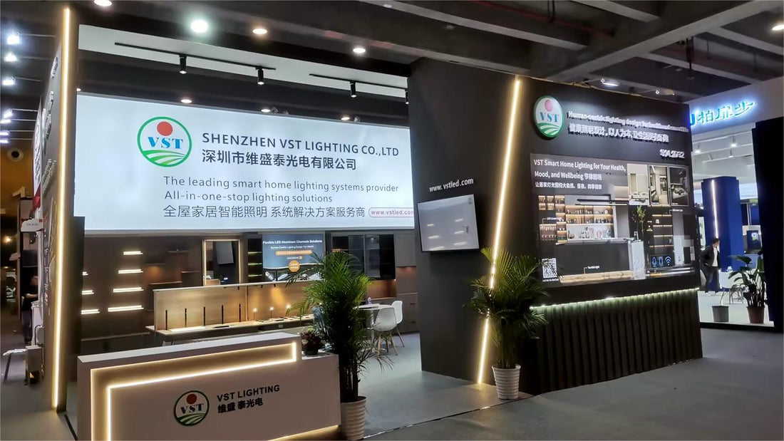 VST Lighting(VSTLED.COM) attended CIFM/interzum guangzhou Furniture Production Fair to show smart home lighting solutions.