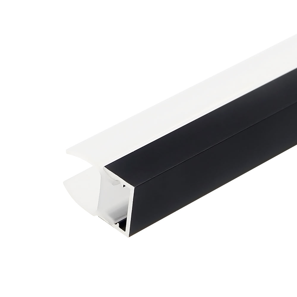 LED Strip Light Channel Diffuser AL6063 Glass Shelf Aluminum Profile ...