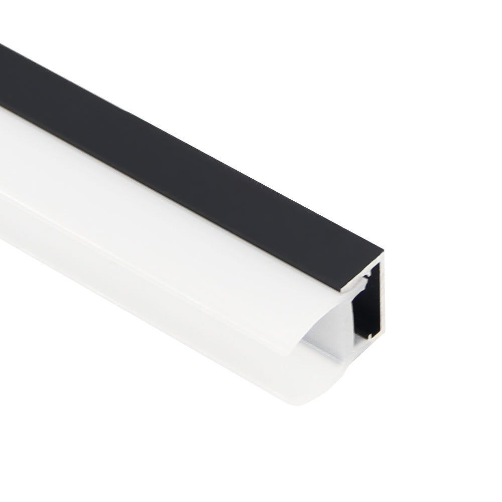 LED Strip Light Channel Diffuser AL6063 Glass Shelf Aluminum Profile ...