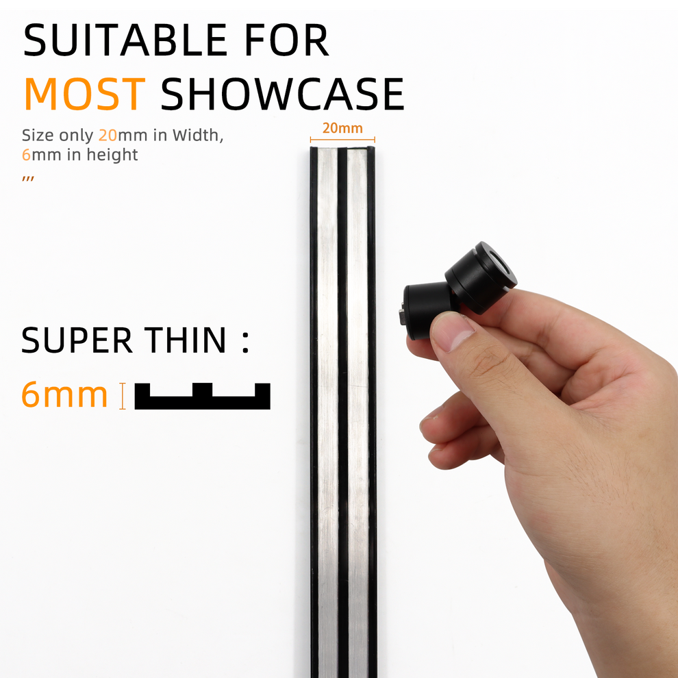 12V LED Track Light 1W Surface Mounted Jewelry Display Lighting ...