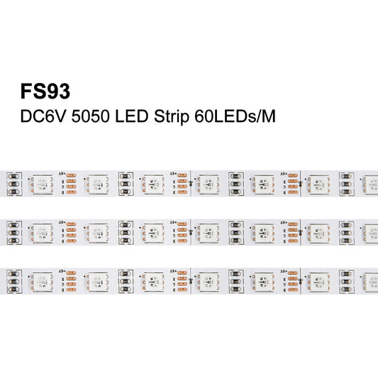 FS92 CE ETL Certificate LED Light Strips SMD5050 6V Led Strip Light Suitable for Wall Decoration and Cabenit Light