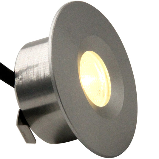 CB15 12V Luces de disco pequeñas Gabinete 1.5W Luces empotradas debajo del armario con alto CRI para despensa, banco de trabajo 3000K