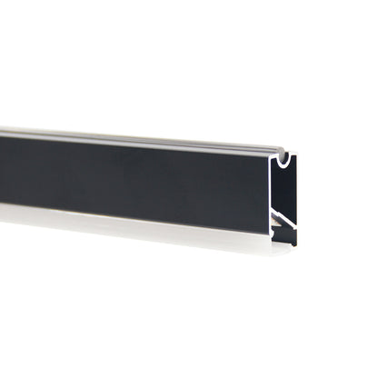 Canal difusor LED AP63 AL6063 canal de luz de tira de aluminio personalizable con cubierta de PMMA para armario 18*34mm