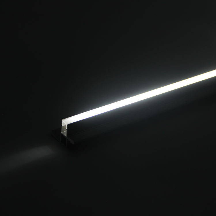 AP91 LED Light Channel Diffuser AL6063 Customized Length Stock Aluminium Extrusion Profiles with PC Cover for Hands-free Cabinet 31.8*18.6mm