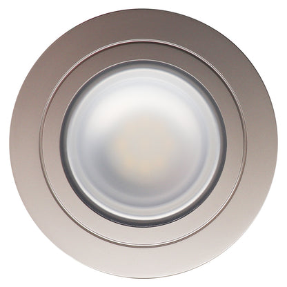 CB29 12V Recessed Under Cabinet Puck Lighting 2.5W High Lumen Kitchen Downlights With Long Lifespan For Wine Cabinet, Closet