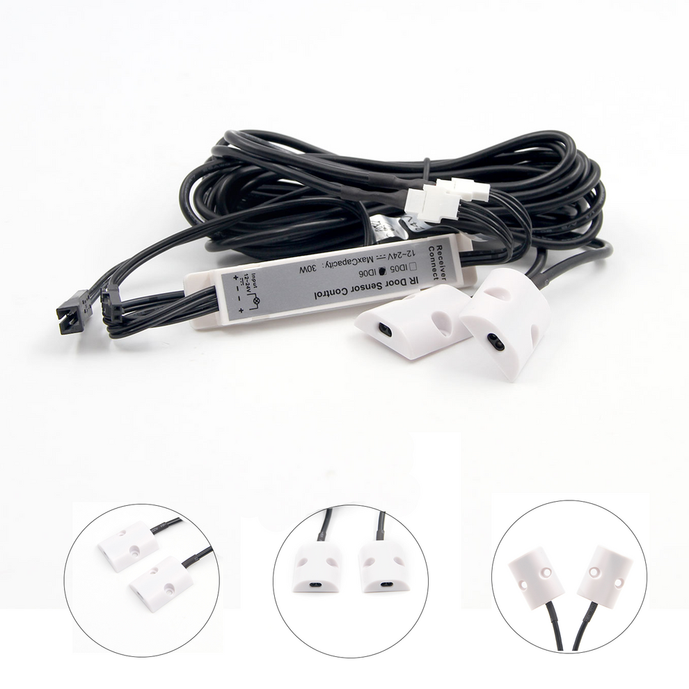 Window Sensor Light Light Sensor Switch LED Cabinet Double Door Smart IR Sensor Switch Led ...