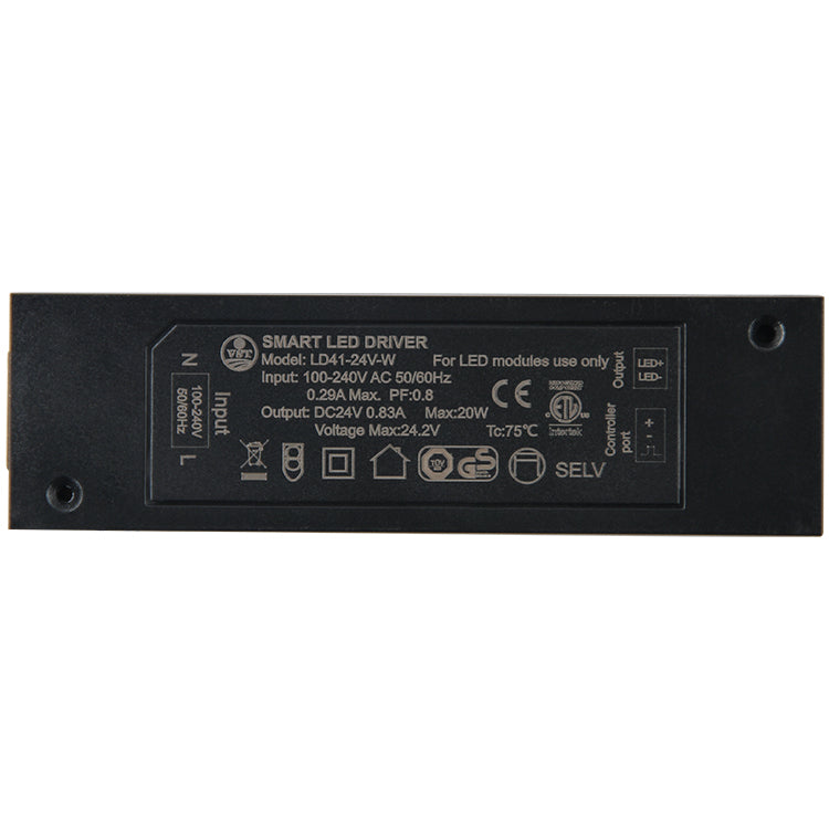 Transformador de tira LED ultrafino de 20 W, fuente de alimentación LED ...