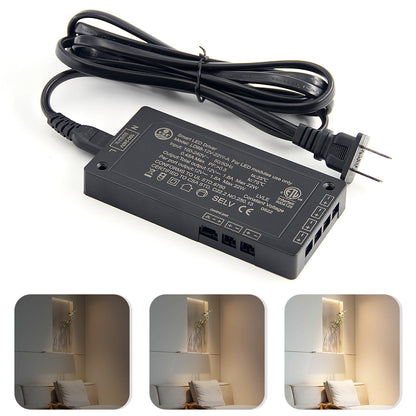 LD70 12V Fuente de alimentación LED de corriente constante ultrafina Transformador de luz de tira de 45W con CE / ETL / CCC para sistema de iluminación interior 170 * 60 * 16 mm