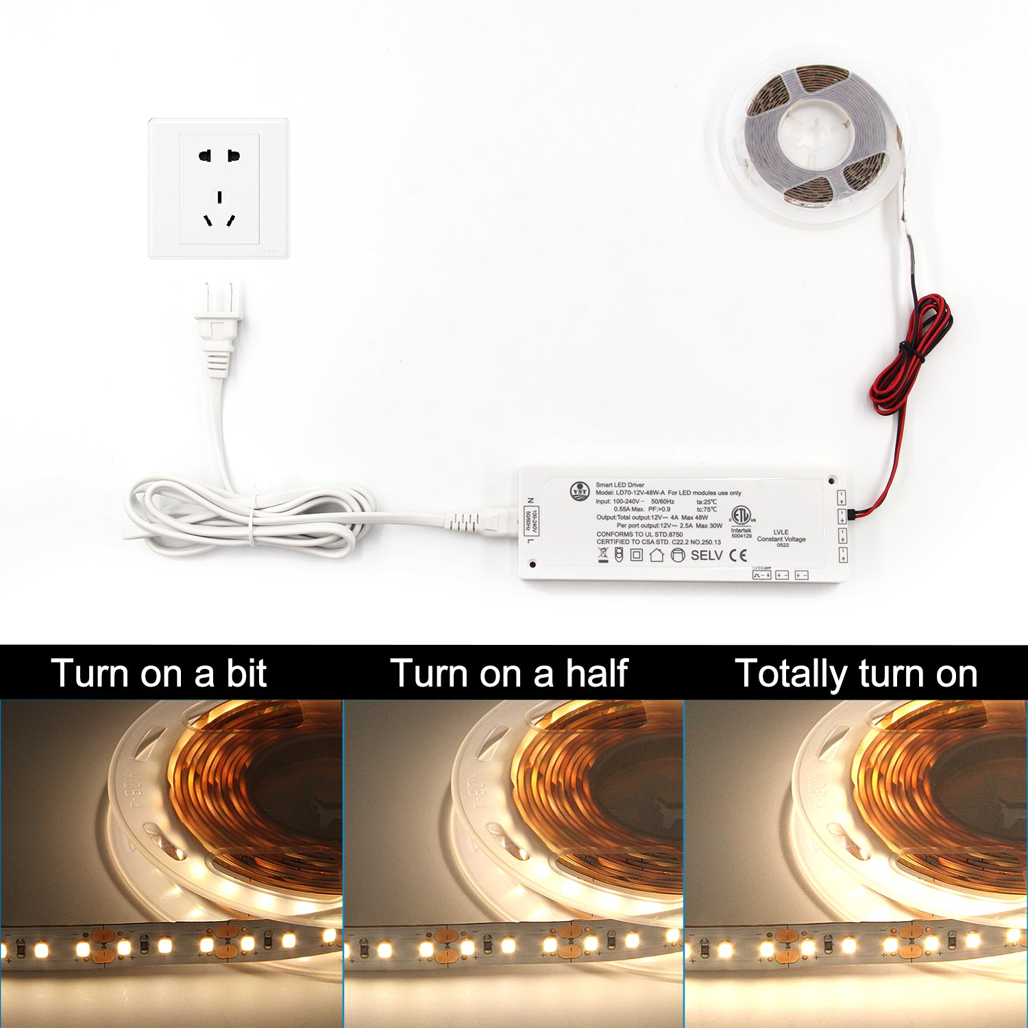 illuburg LED-transformator 24V 40W Dimbaar DALI Push 0-10V Flikkervrij LED-voeding Driver Driver Voeding illuburg LED-transformator 24V 40W Dimbaar DALI Push 0-10V Flikkervrij LED-voeding Driver Driver Voeding