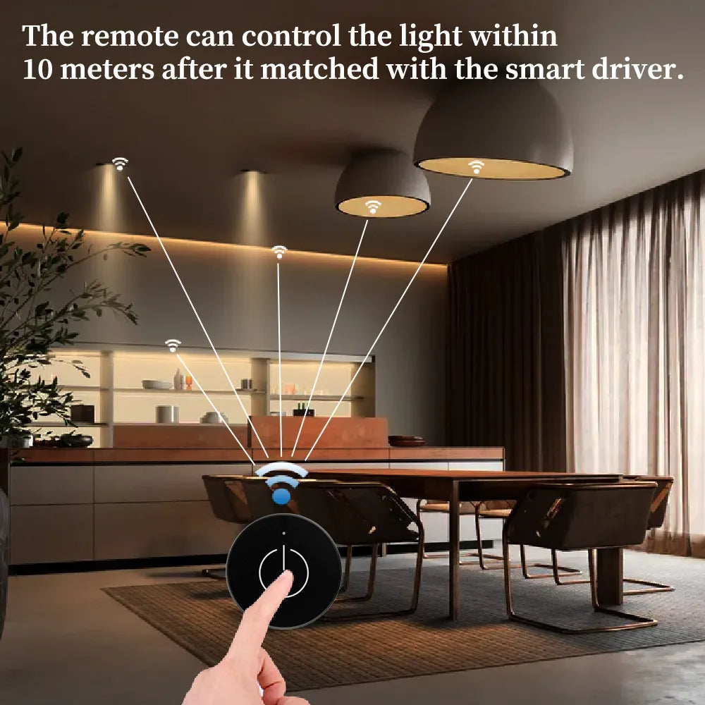 LED Wireless Touch Dimmer Switch 3V Smart Lighting Control – VSTLED.COM