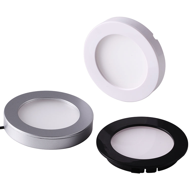 PL05 White 12V Mini Recessed Puck Lights 1.8W Undercupboard Lights with ETL	for Home Decoration