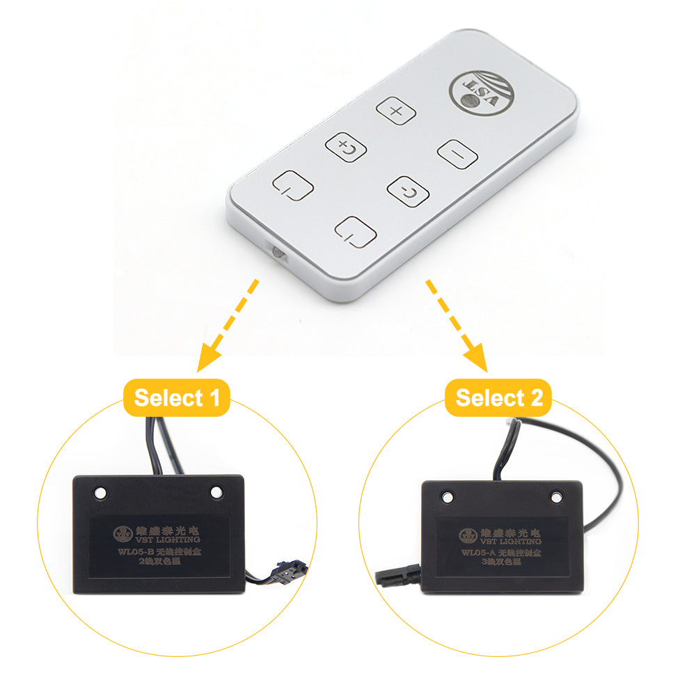 Controlador de luz inalámbrico TS24 3V 2,4G interruptor de luz de hogar inteligente de alta sensibilidad con 2 canales para Hotel, hogar 86*40*6,5mm