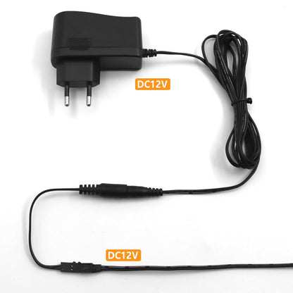 Schwarzes Adapterkabel, 3er-Pack, Buchsenstecker und 2-poliger JST-L815-Buchsenstecker zum Anschluss von LED-Streifenleuchten und LED-Treiber mit DC-Stecker 